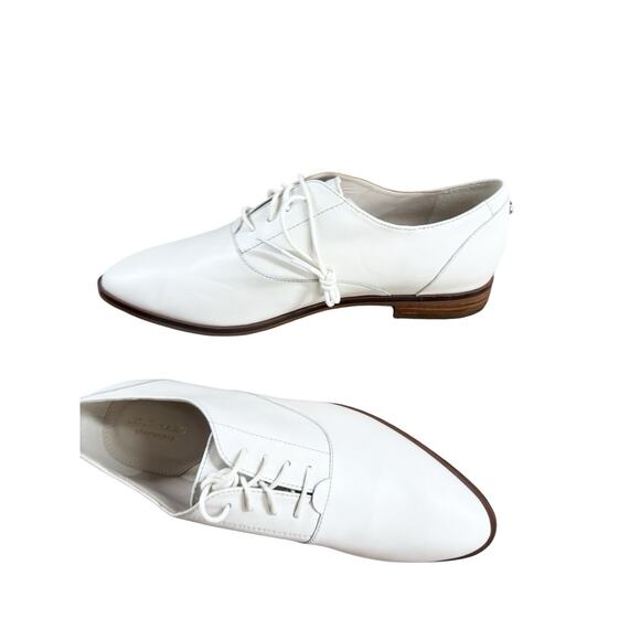 Cole Haan Shoes Womens Size 8.5 Cream White Oxfords Lace Preppy Modern Classic - Picture 2 of 9